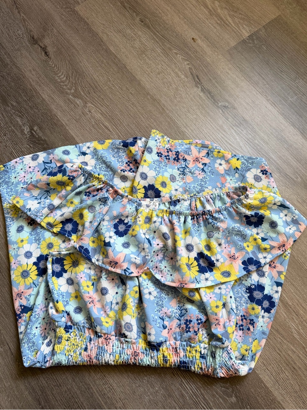 NWT Girls floral romper - Picture 5 of 5